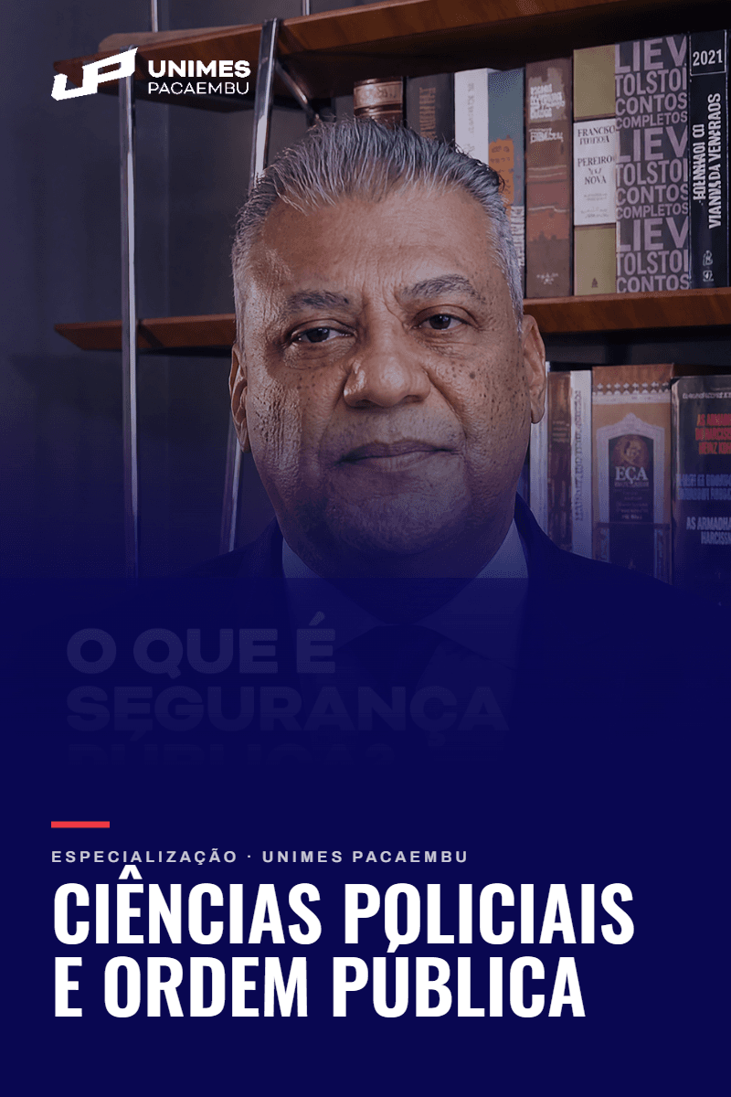 Capa do curso Ciências Policiais e Ordem Pública