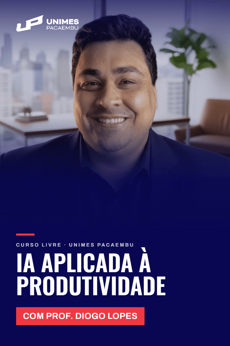 Capa do curso IA Aplicada à Produtividade